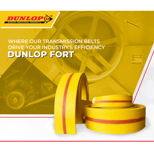 Dunlop Transmission Belt - Belt Color: Yellow
