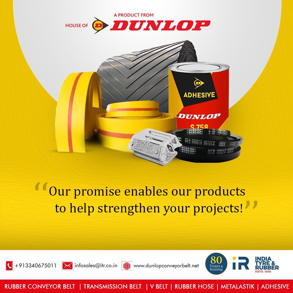 Dunlop Transmission Belt