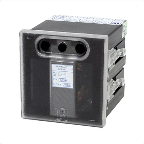 Black Jrv 151 Auxiliary Relay With 4 Pairs Of S R Contacts Per Element Single Element Relay