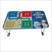 Wooden Gaming Table - Heavy-duty Wood, Foldable Design , Modern Multicolor Finish With Non-slip Sturdy Legs