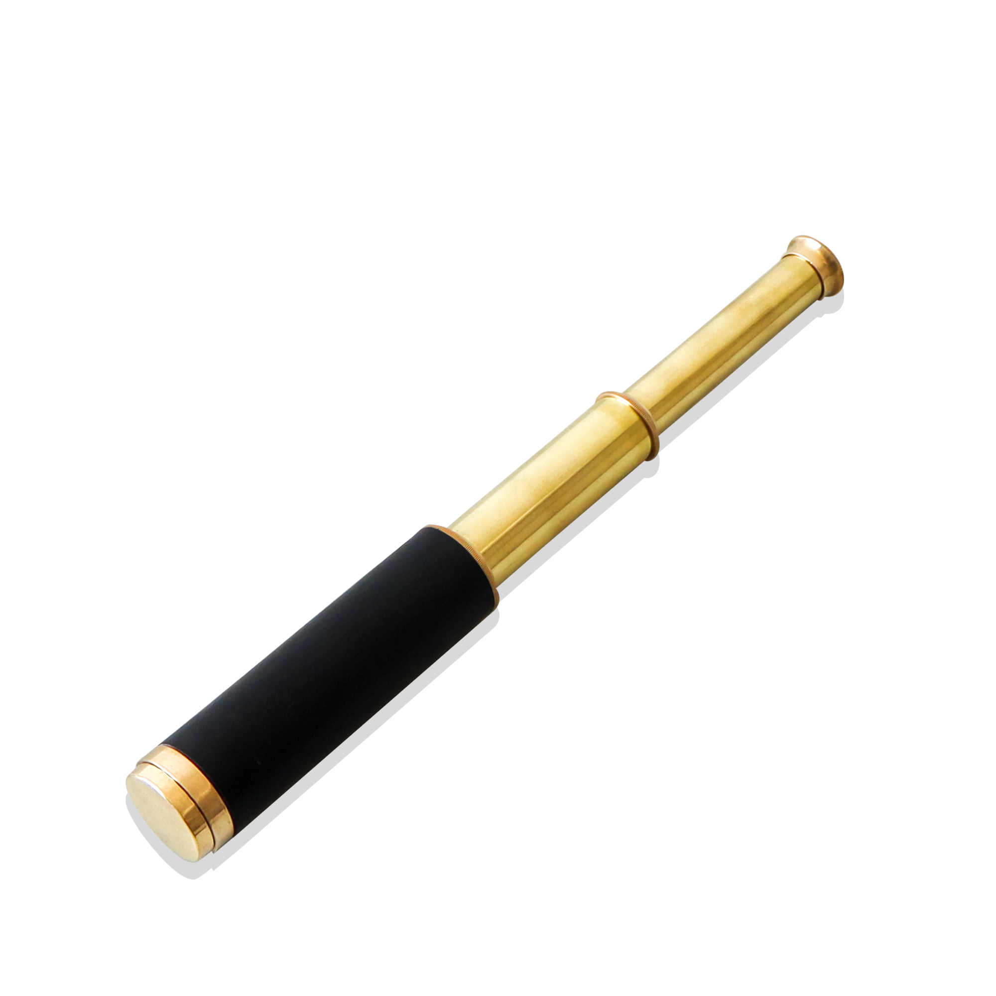 Brass Finish Telescope Hand Held Monocular Telescope Portable Pirate Spyglass Nautical Brass