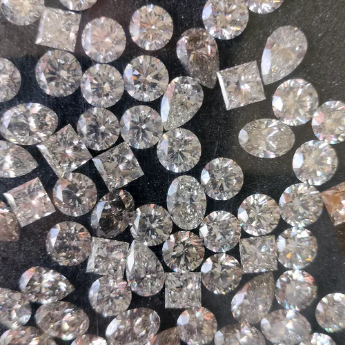 Lab Created Diamonds for Ear Stud