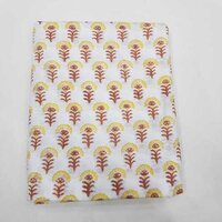 yellow butti Hand Block Print Fabrics