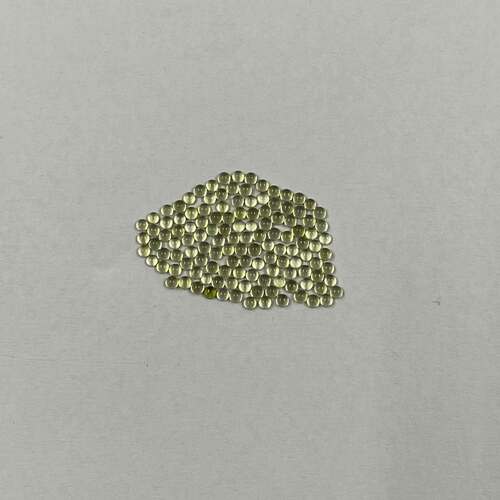 Natural Peridot Round Cabochon Loose Gemstone