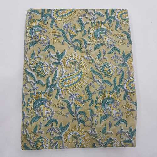 mustud hand block butti print