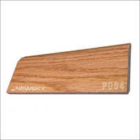 P004 Laminate Flooring Skirting Board - High-quality Wood, Custom Sizes Available, Brown Color, Anti-slip Safety Features, Natural Finish