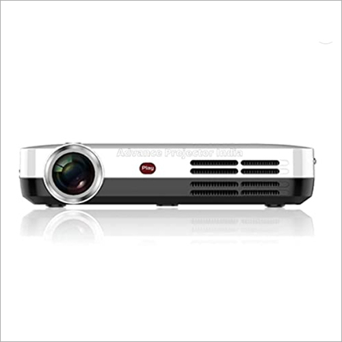 Play Latest True 3D Active 4k 7500 Lumens Ultra HD Sharp Bright DLP Mini Portable Projector By ADVANCE PROJECTOR INDIA