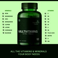 Simply Herbal Organics Multivitamin with 60 Certified Organic Extracts - 60 Vegetarian Capsules