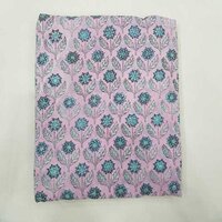 pink Hand Block Print Fabrics