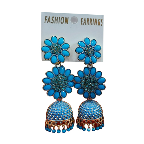 Ladies Designer Jhumka - Alloy Material | Elegant Earrings for Anniversaries, Engagements, Parties, Weddings - Unique Designs for Women and Teens