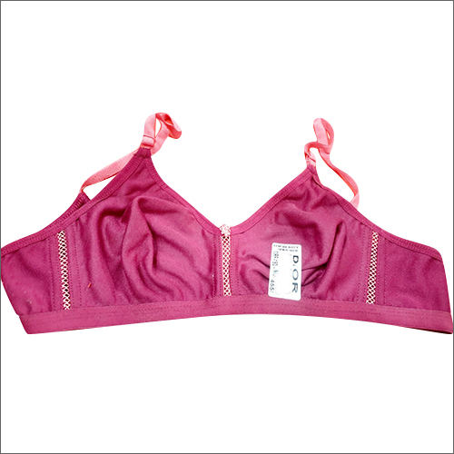 Ladies Fancy Bra - Nylon, Pink Color | Elegant Design, Front Closure, Muscle Pain Relief