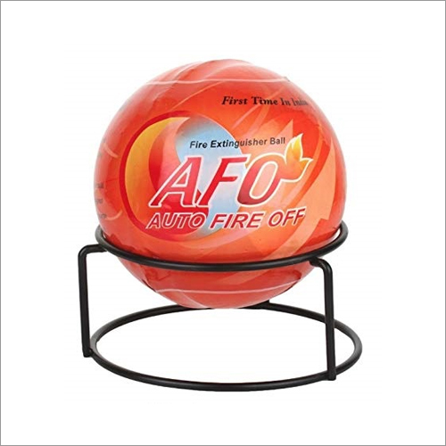 Fire Extinguisher Ball - PVC Material, Red Color | Lightweight Design, Automatic Activation with Fire-Alert Sound Signal