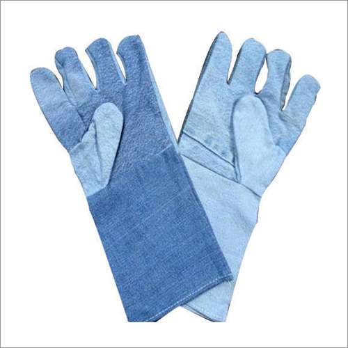 Cotton Jeans Hand Gloves
