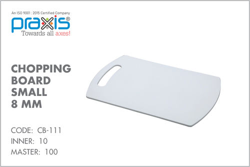 White 8Mm Small Chopping Board