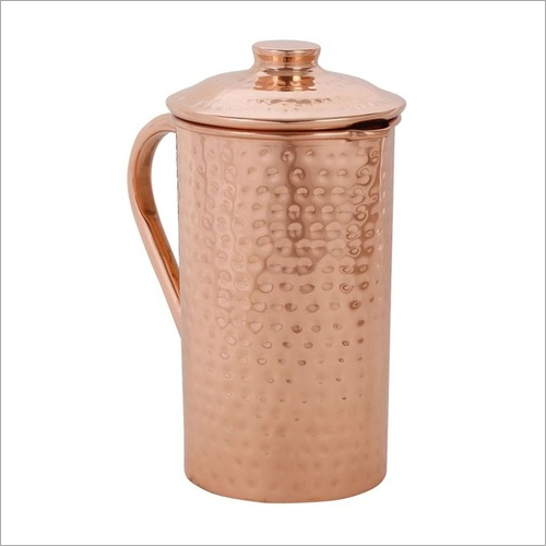 Copper Hammered Jug
