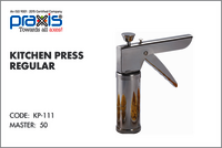 Kitchen Press - Stainless Steel, Regular Size | Silver Finish, Durable Design