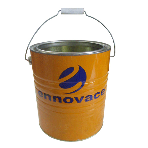Round Tin Plate Paint Container