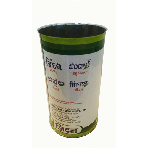 Seeds Packaging Tin Can