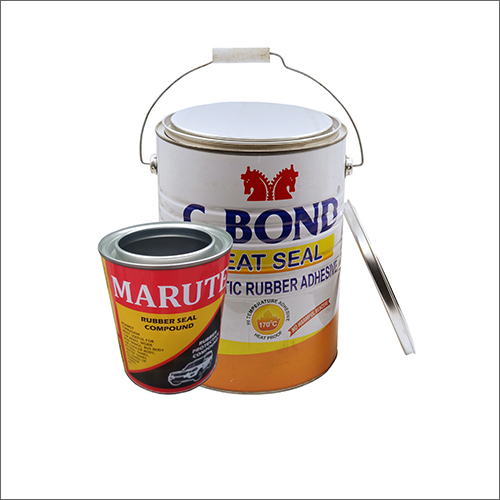 Printed Adhesive Tin Containers