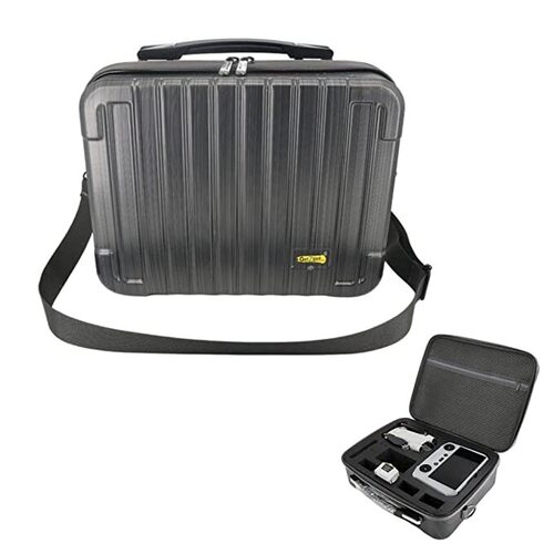 Carrying case Bag for DJI Mini 3 Pro Protective Shoulder Cum Hand Carry Travel Bag (Hard Case with Shoulder Strap(Grey))