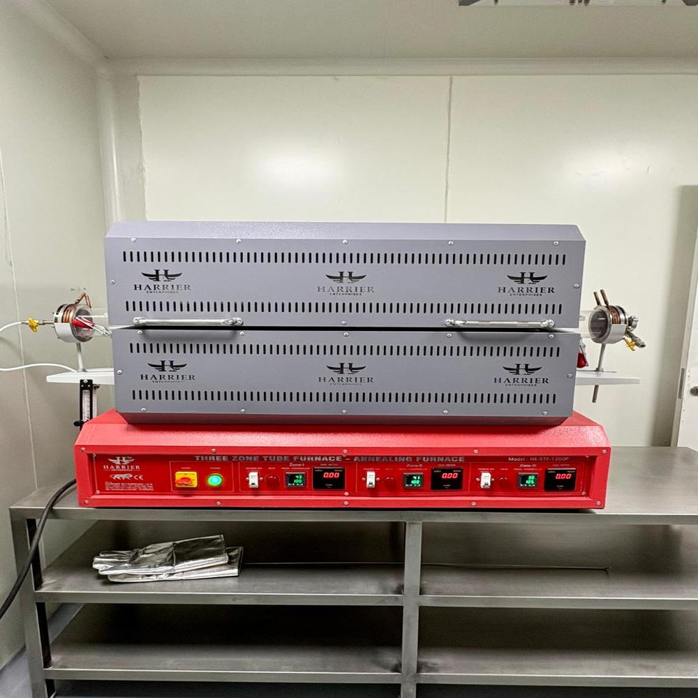 Three Zone Split Tube Furnace - Application: Industrial