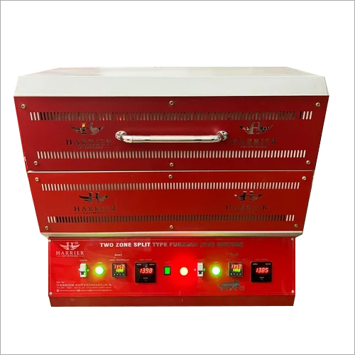 Two Heating Zone Split Tube Furnace Application: Industrial