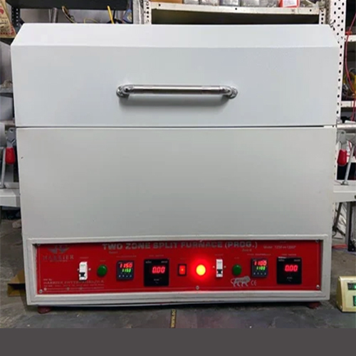 Two Heating Zone Split Tube Furnace