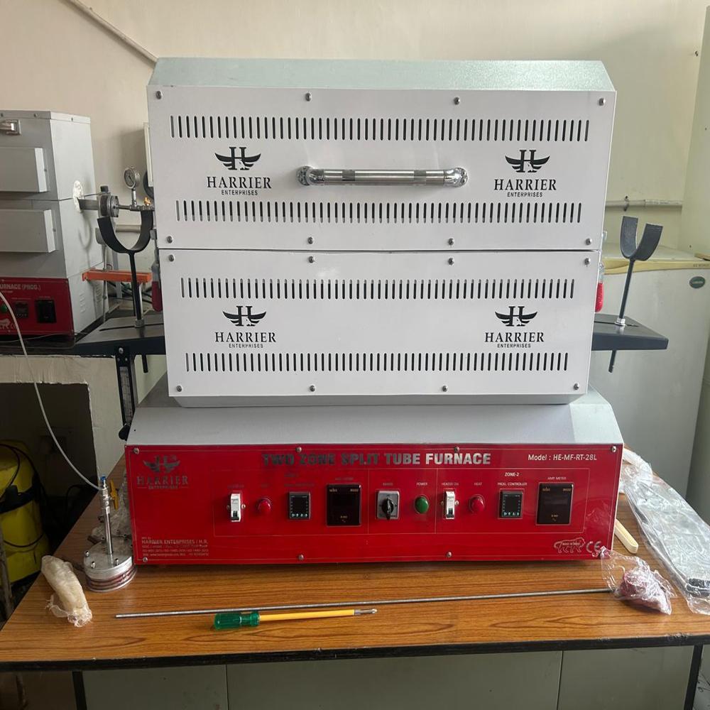 Two Heating Zone Split Tube Furnace - Application: Industrial