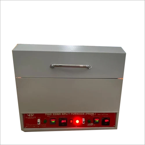 1200 Degree Two Heating Zone Split Tube Furnace