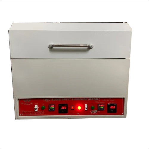 Dual Zone Split Tube Furnace Application: Industrial
