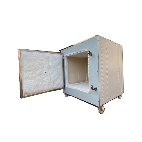 White Industrial Lifting Bogie Furnace