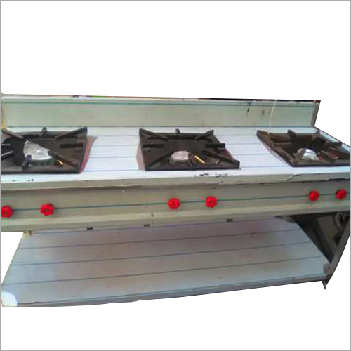 Silver Commercial 3 Gas Burner Stove