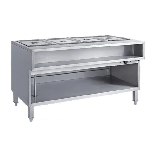 Stainless Steel Bain Marie Serving Counter Use: Hotel
