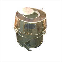 Copper Tandoor With Wheels - Stainless Steel, Round Shape , Brown Color | Ideal For Baking Naan, Tandoori Roti, And More