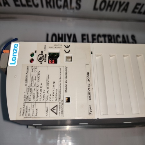 LENZE E82EV152-2C000 FREQUENCY CONVERTER By LOHIYA ELECTRICALS