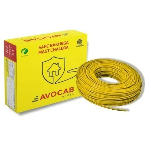 Yellow Avocab Copper Single Core Cables