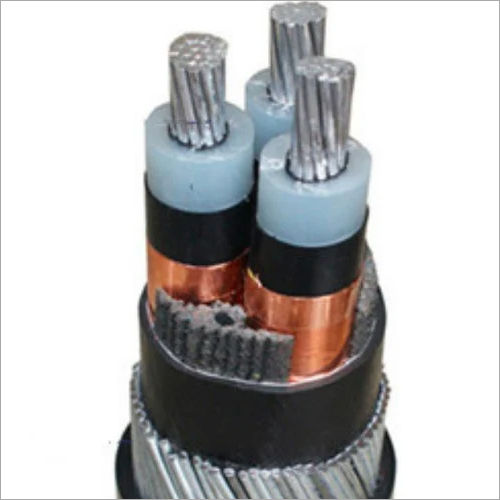 Black Aluminium Armoured Cable