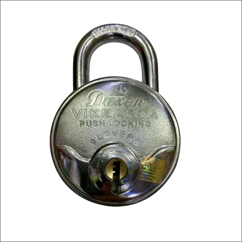 Laptop Craze 30mm Door Padlock - Iron Shackle, 30mm Size, Silver Color | Chrome Finish, Includes 2 Keys, Ideal for Door Locking