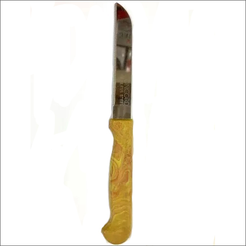 Rocket Plastic Kitchen Knife - Brown Color Stainless Steel Blade Ideal for Vegetable Cutting Available in Different Sizes and Thicknesses