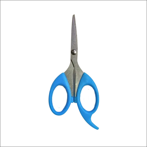 Paper Cutting Scissor - Stainless Steel Blade 4.5 Inch Size Blue Plastic Handle | High Quality Cutting Scissor for Professional Use