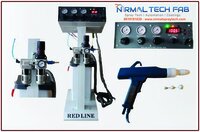 Powder Coating Gun - Electric, Suction Feed Technology | Portable Industrial Spray Gun, Blue Finish, 230v