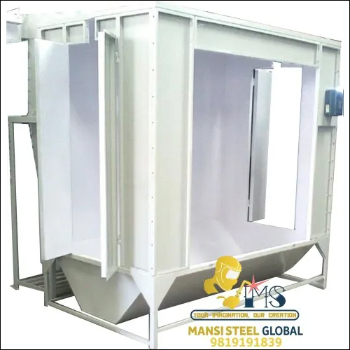 White Powder Coating Paint Booth