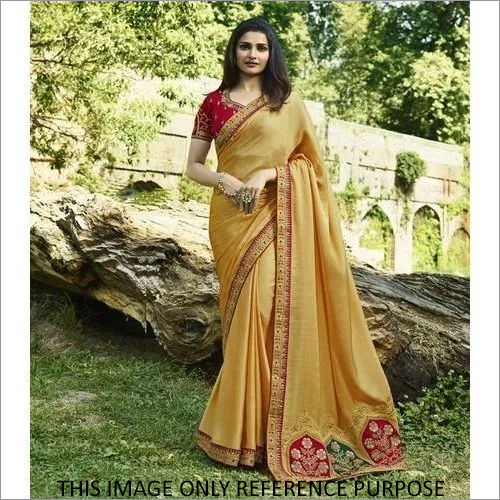 Party Wear Ladies Designer Silk Saree