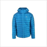 Mens Versatile Down Jacket - Woolen Fabric, Customized Size, Solid Pattern | Detachable Hood, Multiple Front Pockets, Washable
