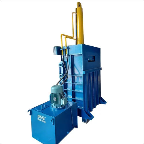 Mild Steel Pet Bottle Baling Press Machine Power Source: Hydraulic