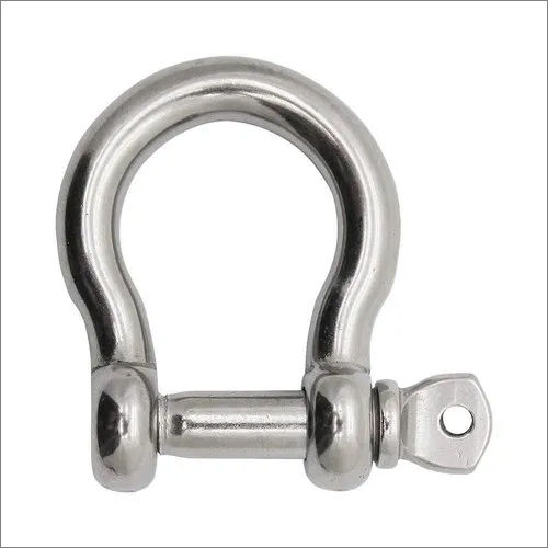 Silver Stainless Steel Bow Shackle