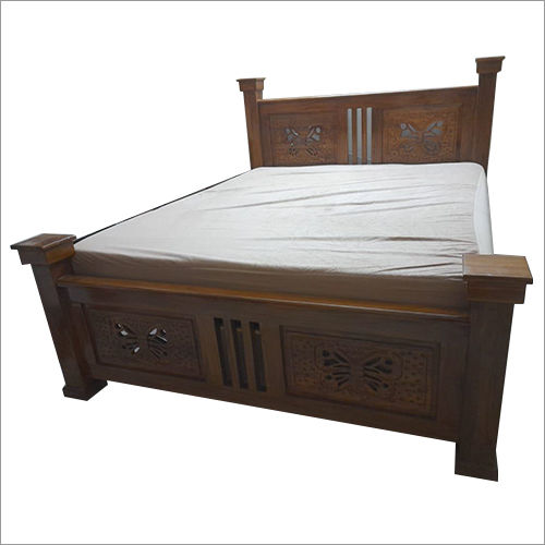 Machine Made Wooden Modern Bed