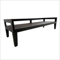 Brown Wooden Bench - Teak Wood, Indoor Usage, Brown Color | Durable, Easy To Clean, Polished Finish, Elegant Design