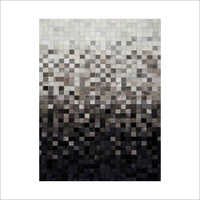 Fancy Leather Hide Carpets - Printed Rectangle Shape | Easy To Clean, Anti Slip, Customized Sizes, Modern Design For Commercial & Hotel Use