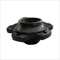 Forklift Wheel Hub - Stainless Steel, Polished Finish | Industrial Application, Black Color